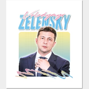 Zelensky Ukraine / / Retro Aesthetic Fan Artwork Design Posters and Art